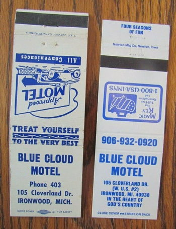 Love Hotels Timberline By OYO Lake Superior (Blue Cloud Motel) - Matchbook